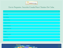Tablet Screenshot of cubanacanexpress.com